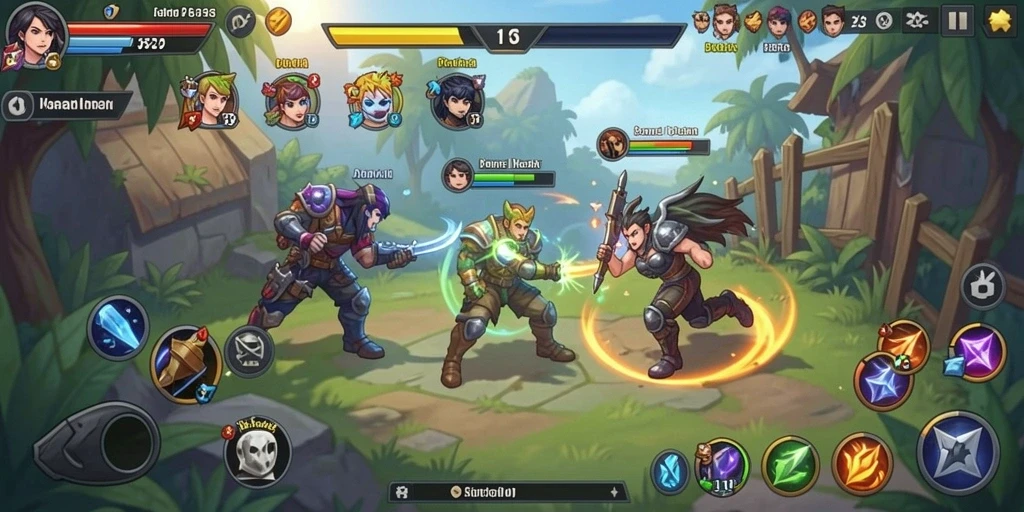 Mode multiplayer yang seru dan interaktif.